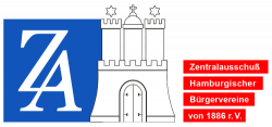 Zentralausschuss Hamburgischer Bürgervereine von 1886 r. V. (ZA Hamburg) Logo